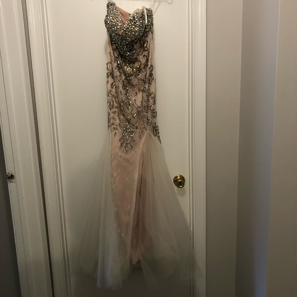 Tan Prom Dress
